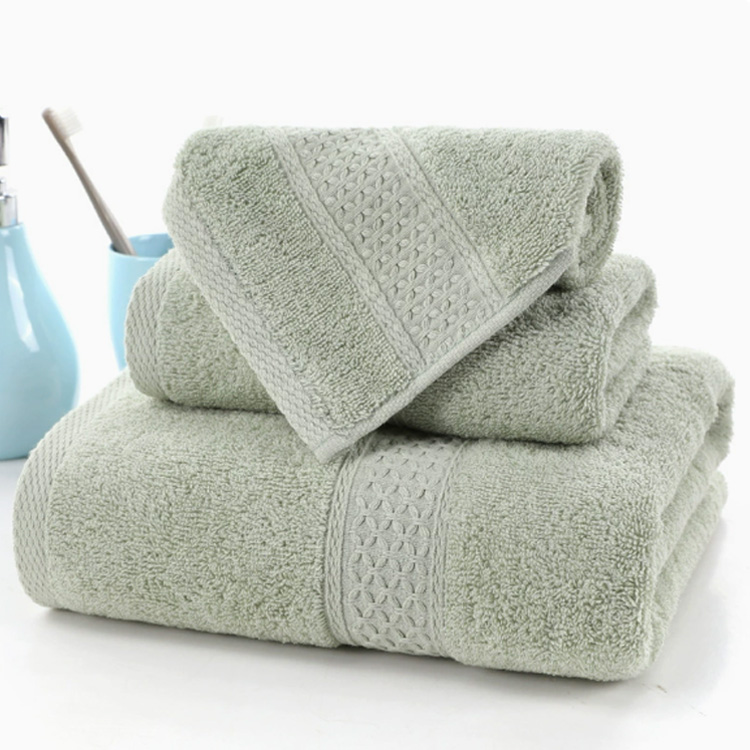 Quick Dry 3-Piece Cotton Towel Set